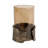  Maputo Medium Candle Holder Glass, Brown-1001270329