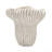9.3X9x8.7" Sand And Cement Coral Planter With Textured Beige Finish