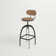 Dylann Adjustable Height Counter Stool with Metal Frame