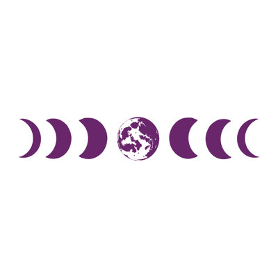 Décalcomanie murale phases de lune