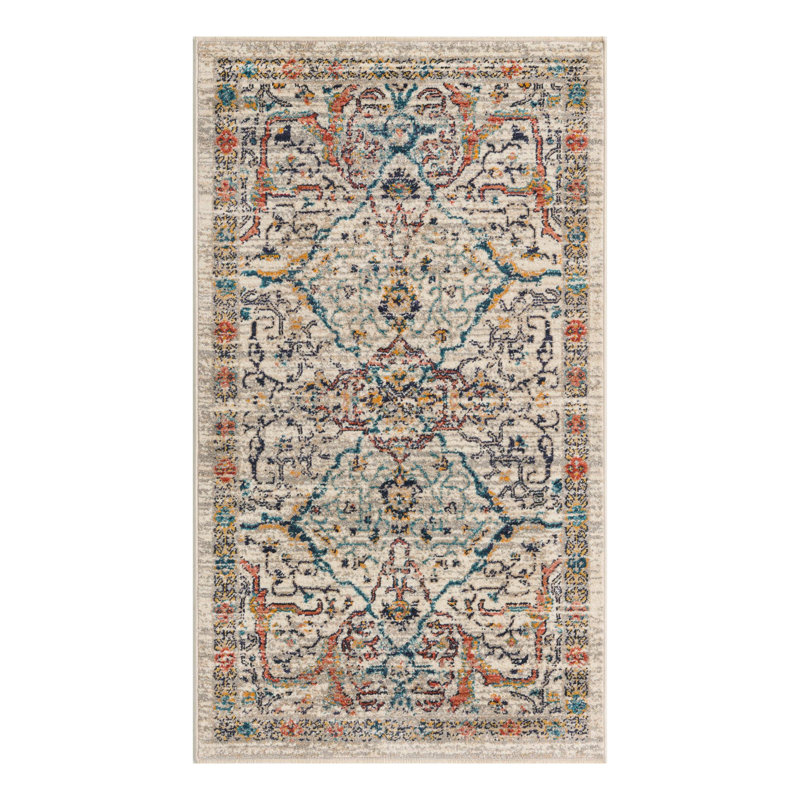 Alkire Floral Indoor Rug, Rectangle 2'11" x 5'3"