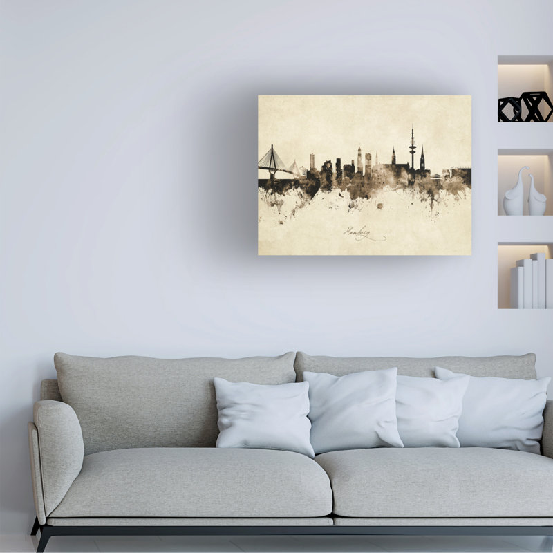 Art sur toile de Michael Tompsett, H 24 po x l 32 po x P 2 po