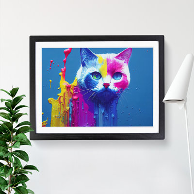Cat Painted Vol.2 - Framed Print