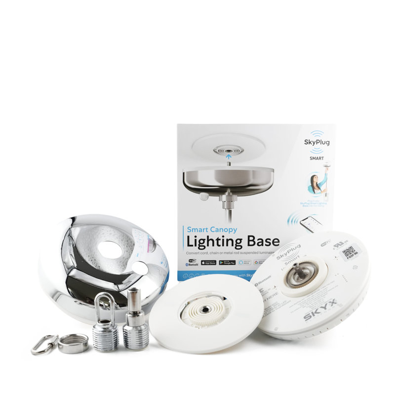 Ensemble SkyPlug Smart - Installation d'éclairage facile - Corvus, Chrome chrome