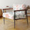 Chaise d'appoint Kids Dinosaurs - chaise avec accoudoirs vert pour enfants