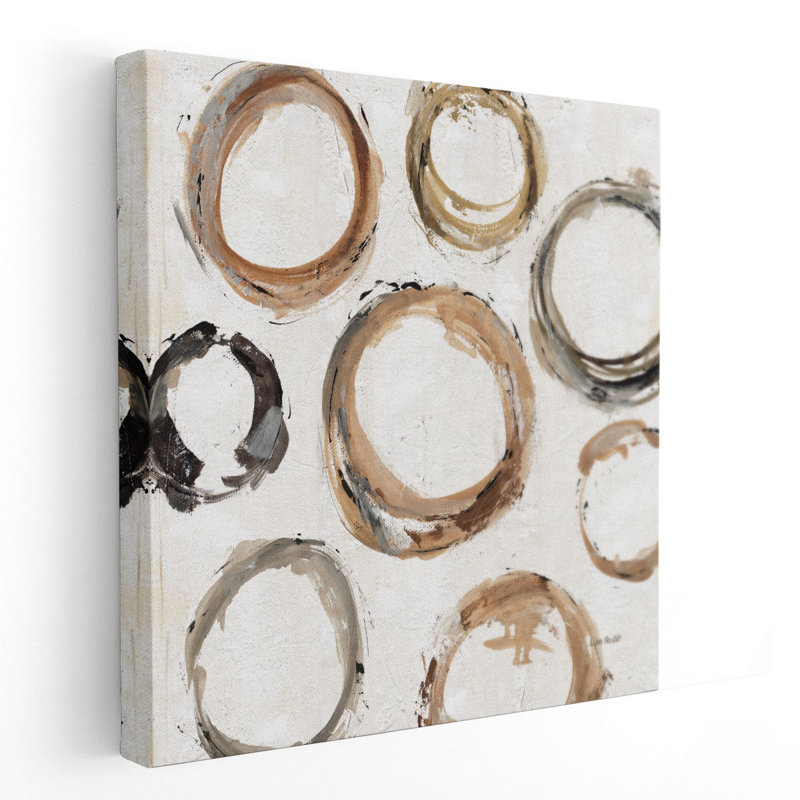 Abstrait abstrait - impression sur toile, H 12 po x l 12 po