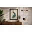 Peacock in Profile Botanical - Framed Print-1686323071-1686323066