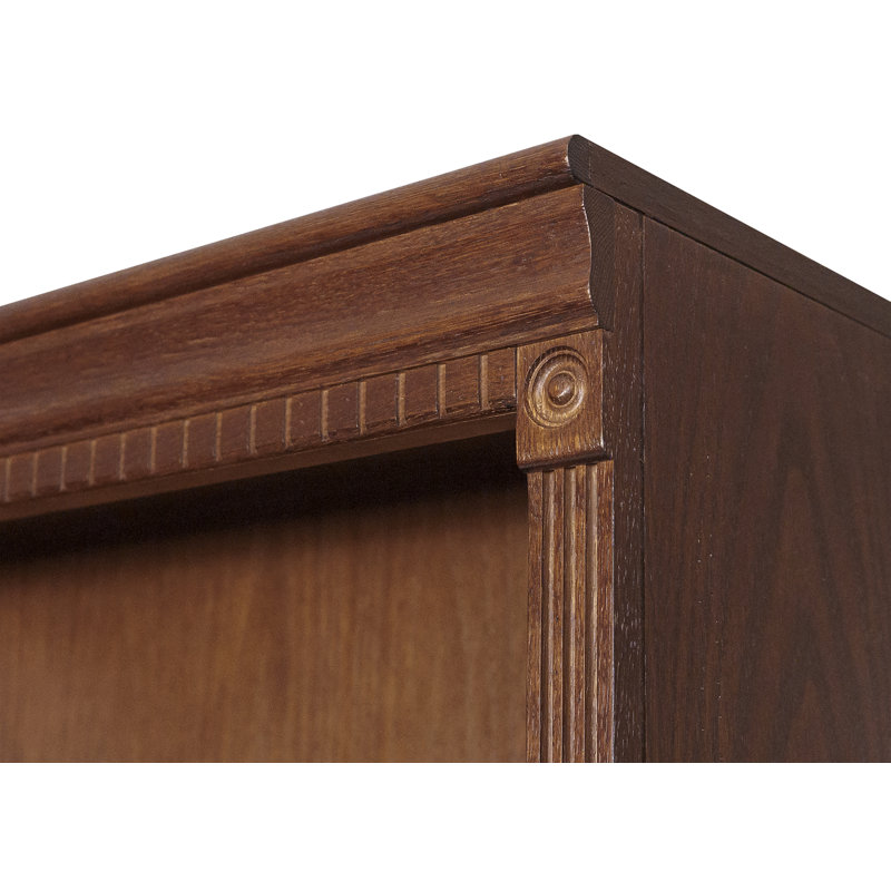 Reynoldsville Storage Bookcase, Burnish