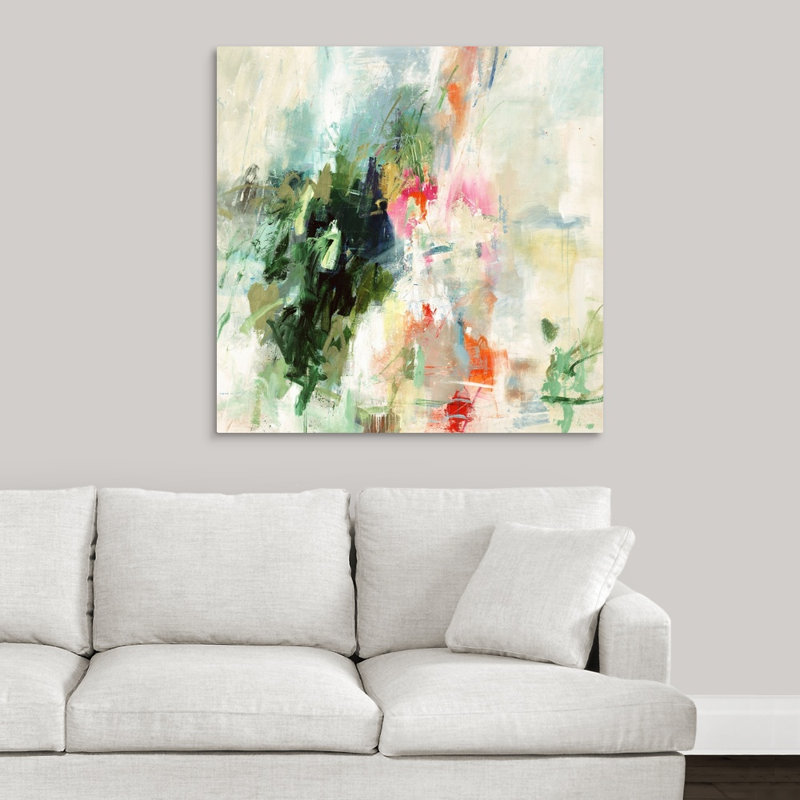 « jealous hearts », peinture sur toile, Toile tendue, H 36 po x l 36 po x P 1,25 po