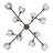 Quaseem Glass LED Flush Mount-853253386