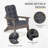 Outdoor Adirondack Chair Seat / Back Cushion (Set of 2)-1632191387