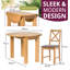 Solid Oak Dining Set