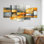 «Geometric Pulse Of Hard Edge Paint», art mural peinture - art mural moderne