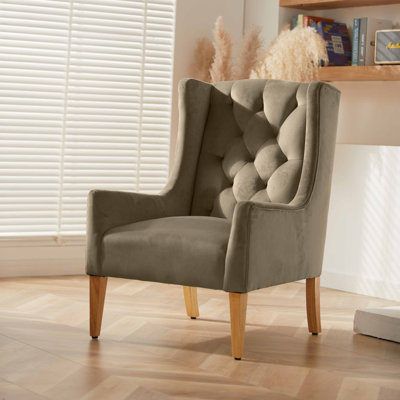 Ersen Upholstered Wingback Chair