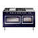 ILVE Nostalgie II Noblesse 60 in Dual Fuel Range 7 Burner, Griddle, Frenchtop