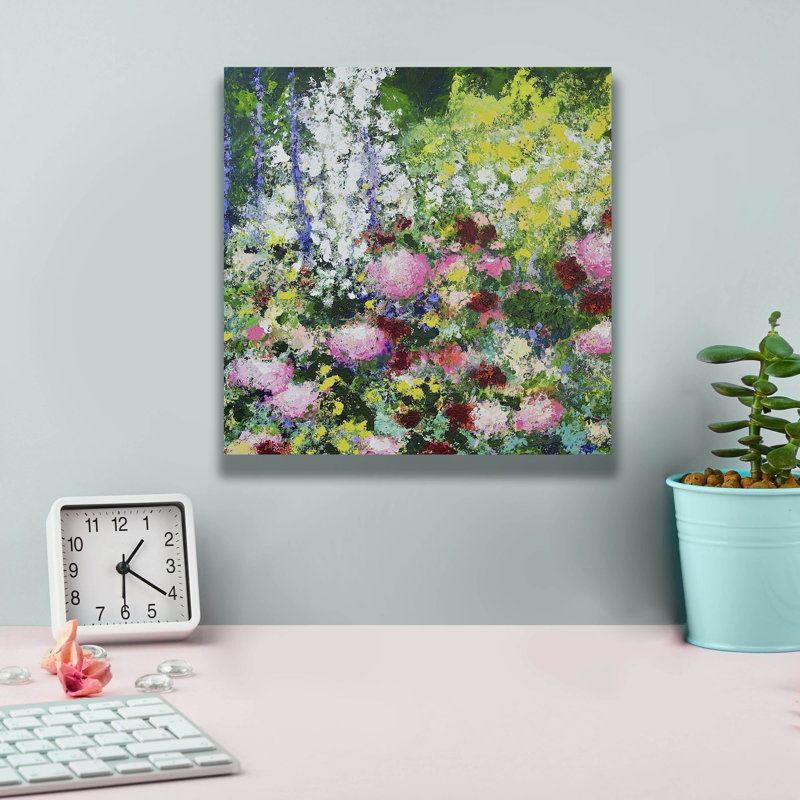  «Summertime» par Allan Friedlander, art mural sur toile, 12 po x 12 po, H 12 po x l 12 po