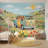 Sunny Sky Wallpaper Pastel Spring Wall Mural-1856105325-1856105329