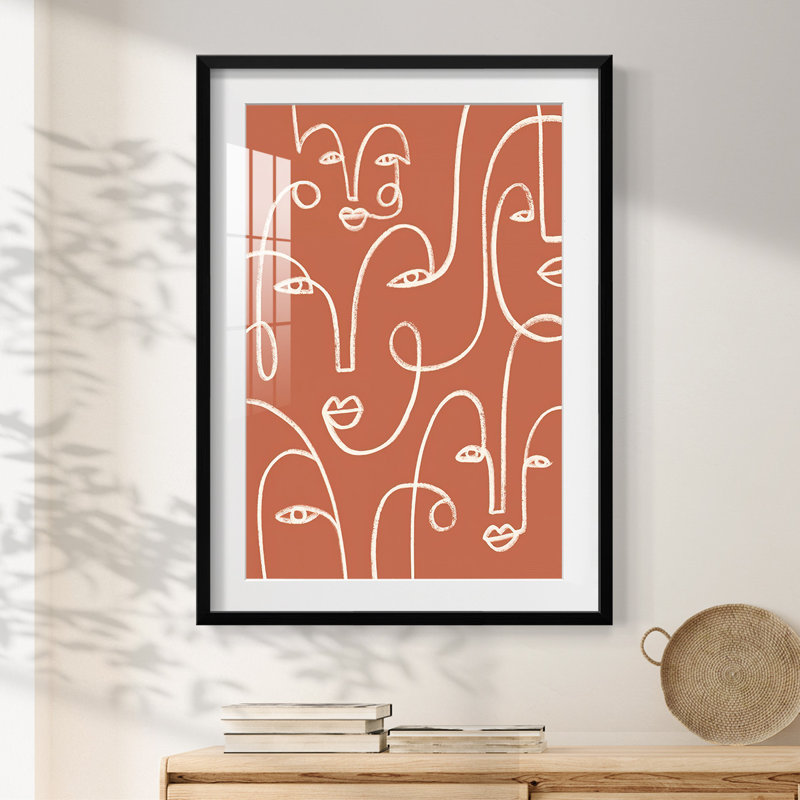 Radical Mix II - Toile tendue avec châssis, H 25,5 po x l 17,5 po, Noir, noir, noir, noir