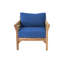 Monterey Teak Outdoor Club Chair with Sunbrella Cushions-1202803441