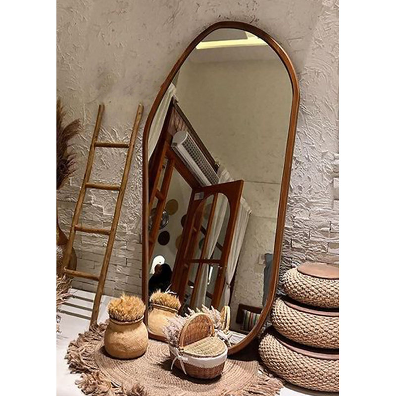 Medieval Style Irregular Large-Sized High-Definition Full-Body Mirror, 66.93" x 23.62"
