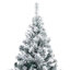  Artificial Christmas Tree with 300 LEDs with Stand Green-2074340194-2074340218