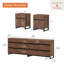 Ensemble de chambre à coucher 4 pièces 4 pièces, commode 94,5 pouces avec 12 tiroirs et 2 tables de chevet avec tiroir et armoire-1600665282