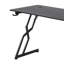 Adjustable Metal Base Computer Desk