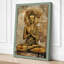 Serene Buddha in Gold Rustic 1 Piece Wrapped Canvas Wall Art-1113067264-1113067268