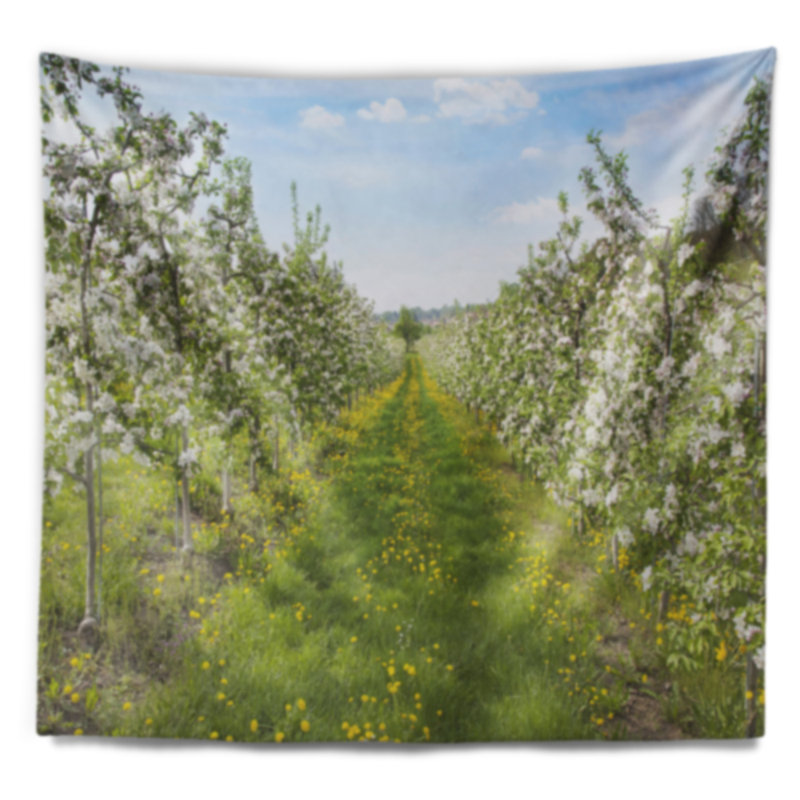 Tapisserie «Bloomy Peach Forest», H 50 po x l 60 po
