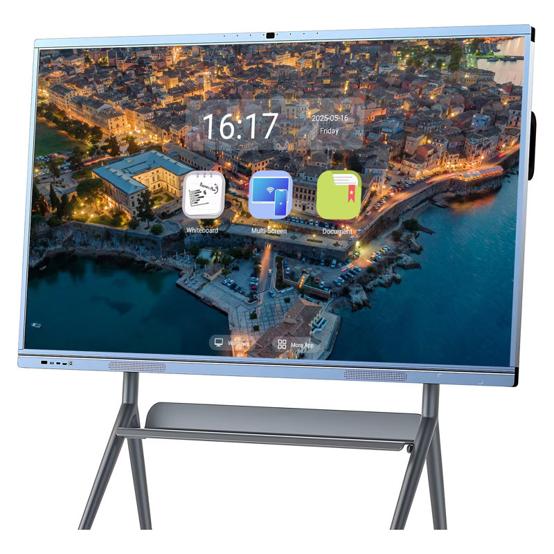 JYXCN Smart Board 65 pouces à écran tactile tout-en-un, tableau blanc interactif avec double système et partage de nuage - idéal pour la salle de classe, le bureau et les présentations? (Comprend un support mural)