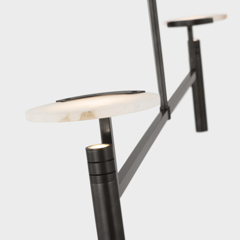 Melange 2 - Light LED Chandelier, Bronze