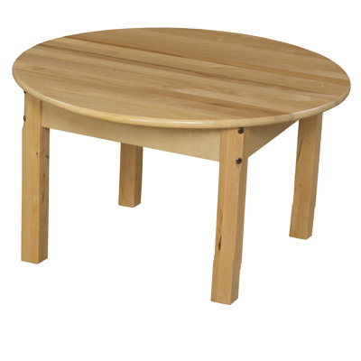 Circular Hardwood Table