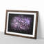 Dewdrops Upon A Lilac Leaf Paint Splash - Framed Print-56915754-56915755