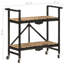 Angeville 87 cm W Kitchen Cart with Solid Wood Top-989715105