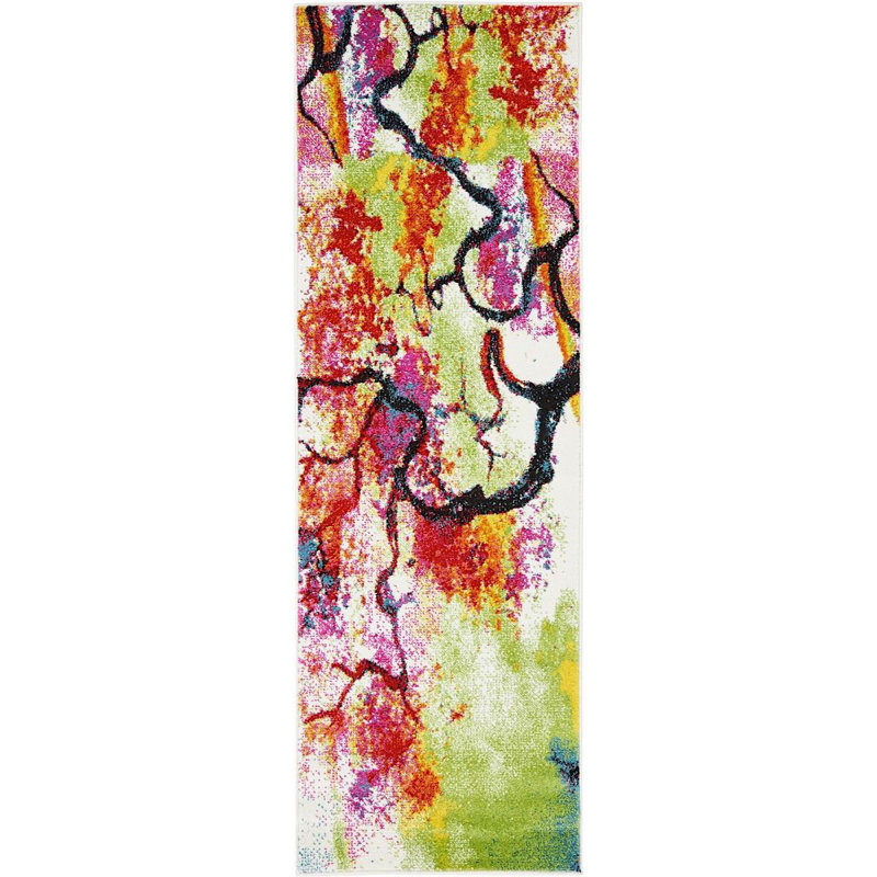 Tanguay Abstract Indoor Rug, Runner 2' x 6'