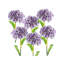 Almost Real Hydrangea with Leaves Set of 6 34" Purple-1067083006