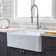 Versatile Fireclay Kitchen Sink With Multiple Resistant Properties And Extraordinary Design