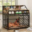 Dog Kennel with Three Drawers Storages