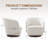 Caysey Boucle Upholstered Swivel Accent Chair-101895679