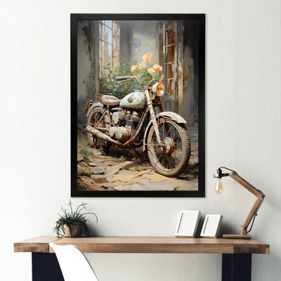 Impressionniste à vélo II sur toile