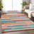 Premium Machine Washable Prisco Orange Rug-632970478
