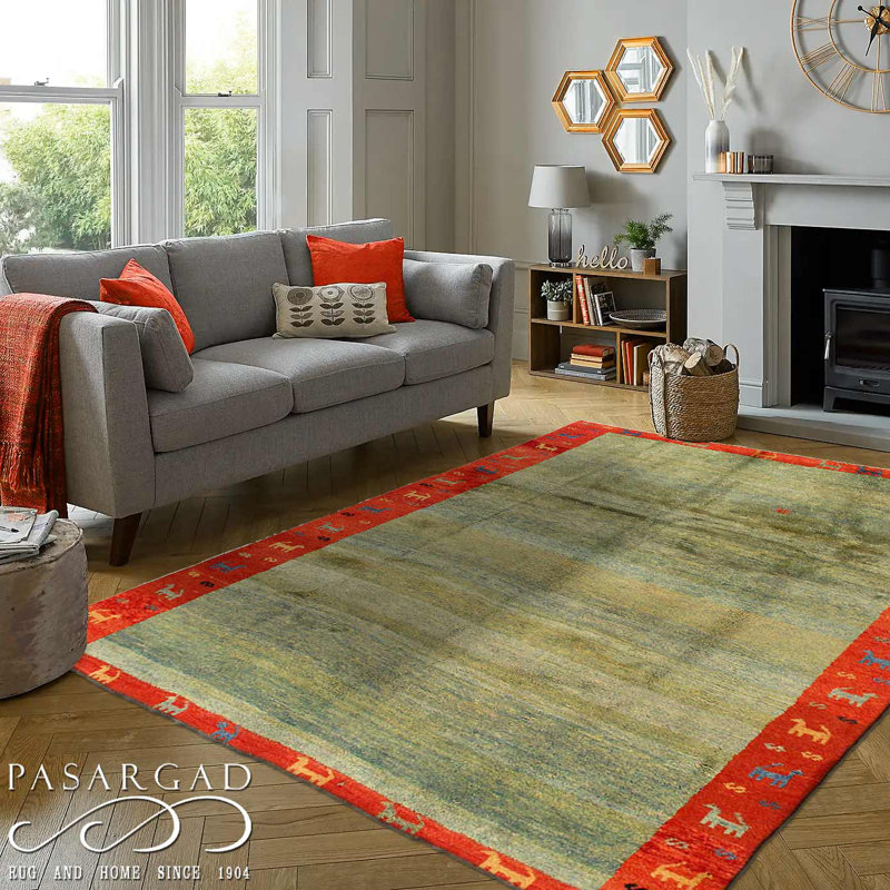 Fine Hand Knotted Persian gabbeh 8'X 10'7"