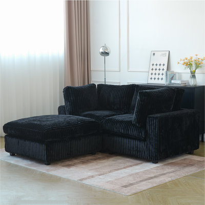 Canapé modulaire 3 pièces rembourré