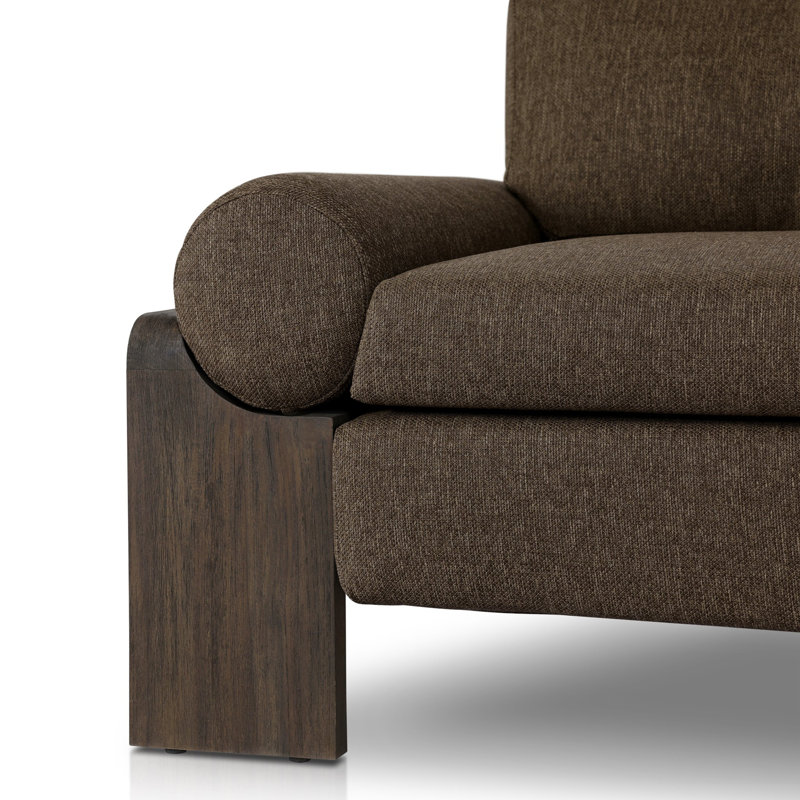 Joette Outdoor Chair-Washed Brown-FSC, Faye Sand, Natural Teak
