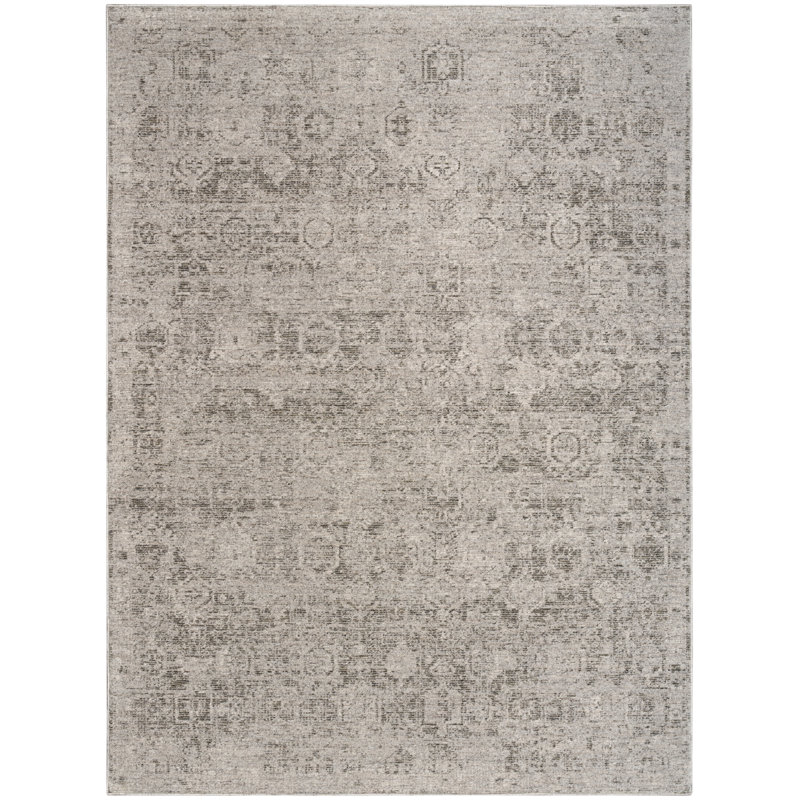 DKNY Pure Shades Grey Vintage Indoor Rug, Rectangle 5'3" x 7'8"