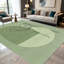 Tapis de sol abstrait géométrique de 1 pi avec libellule vert sauge pour salon doux et confortable-129164065