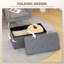 76cm Wide Tufted Solid Colour Storage Ottoman-1071590432