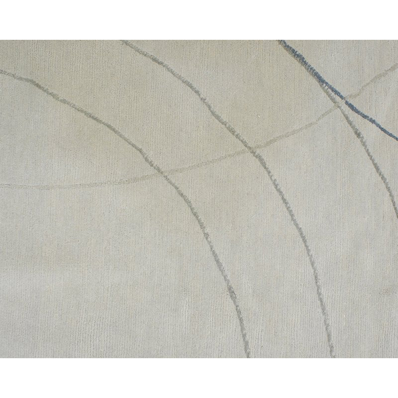 Cirque Geometric Area Rug in Gray/Neutral/Beige, Rectangle 2' x 3'