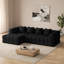 Canapé modulaire rembourré 2 pièces rembourré et sans capitonnage-783942676-783942666