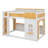 Bunk Bed With Storage Shelves,Window